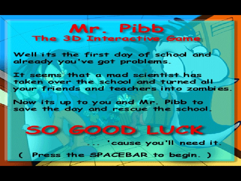 Mr. Pibb - The 3D Interactive Game